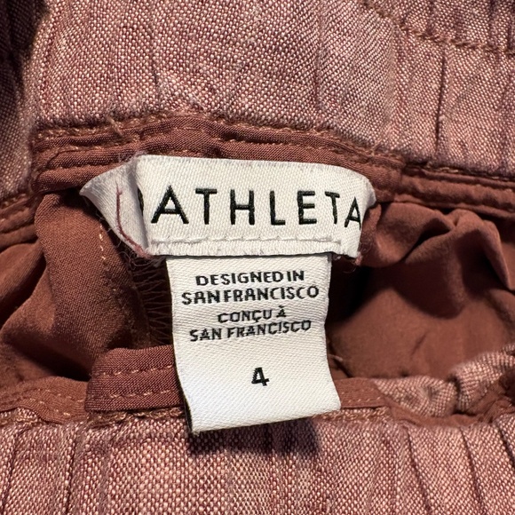 Athleta linen drawstring pants - size 4 - Picture 3 of 11